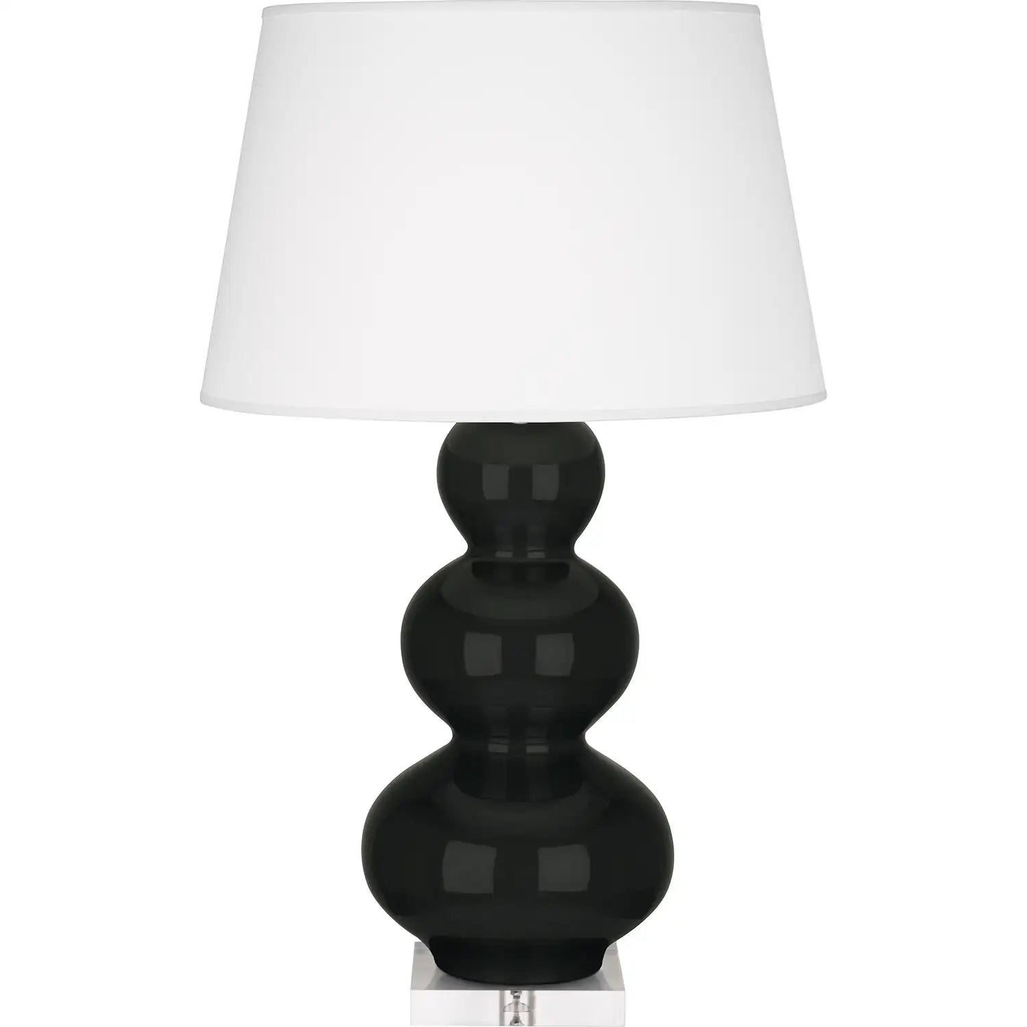 ROBERT ABBEY, TRIPLE GOURD TABLE LAMP, DESK LAMPS