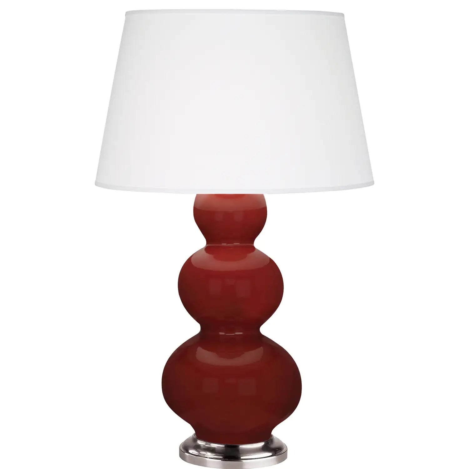ROBERT ABBEY, TRIPLE GOURD TABLE LAMP, DESK LAMPS