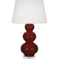 ROBERT ABBEY, TRIPLE GOURD TABLE LAMP, DESK LAMPS
