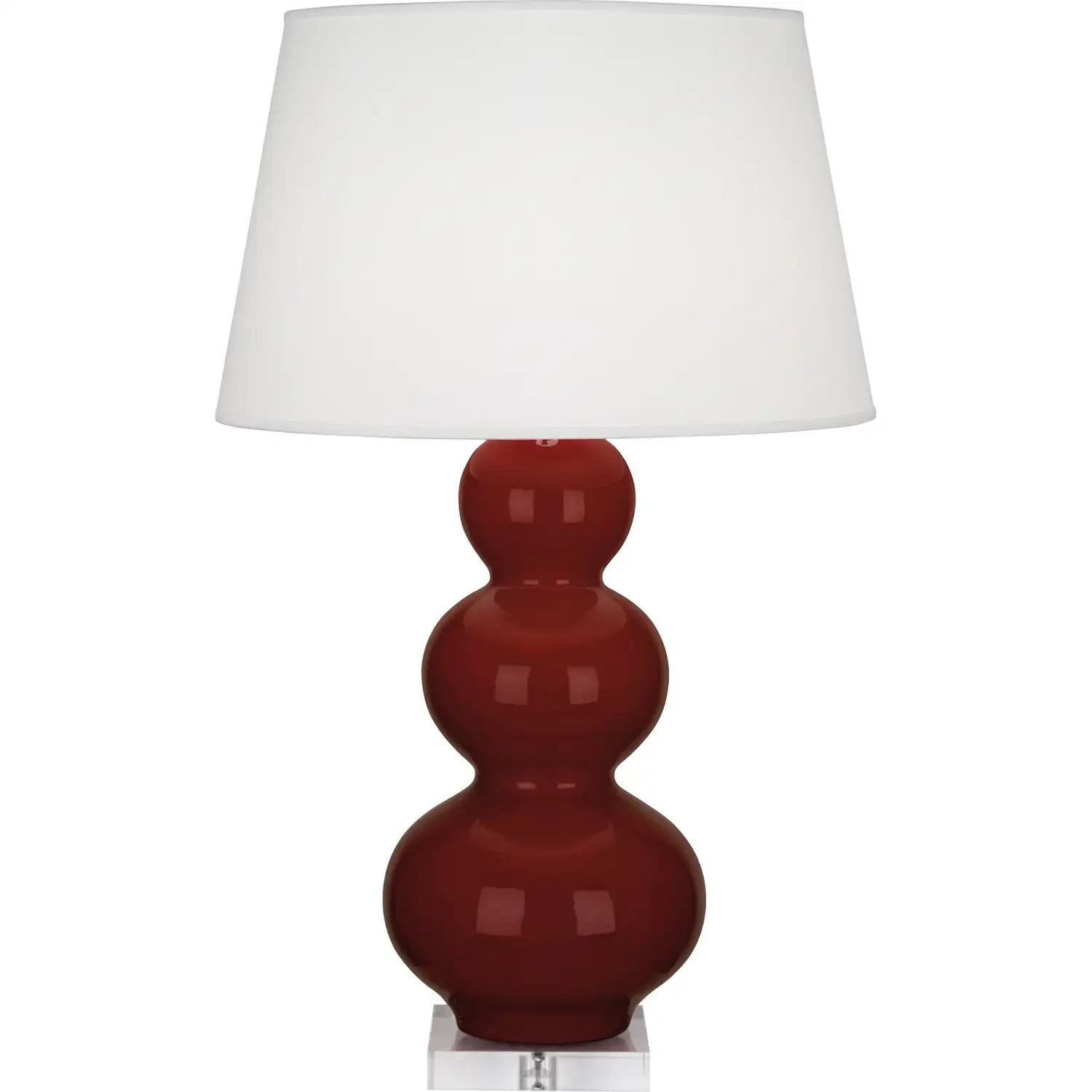 ROBERT ABBEY, TRIPLE GOURD TABLE LAMP, DESK LAMPS