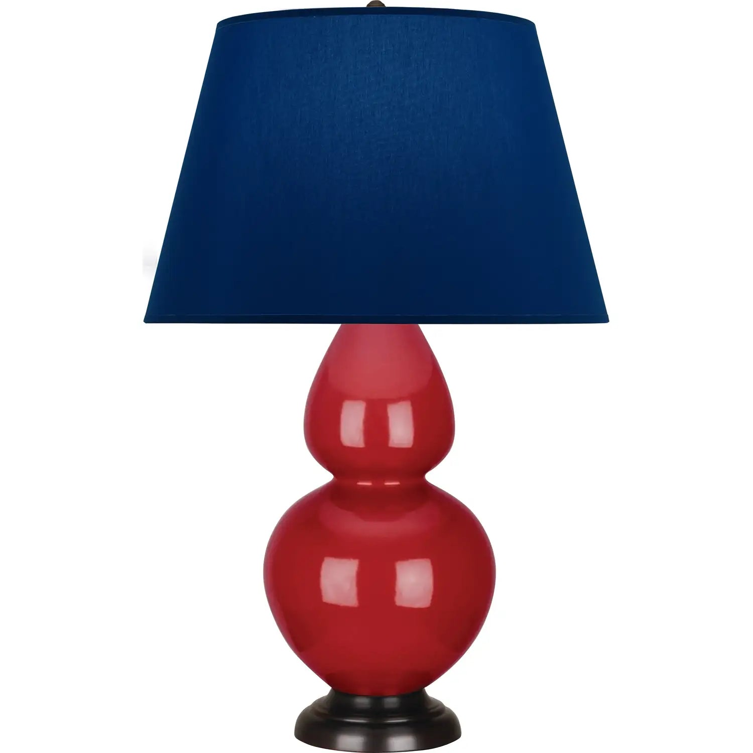 ROBERT ABBEY, DOUBLE GOURD TABLE LAMP, DESK LAMPS