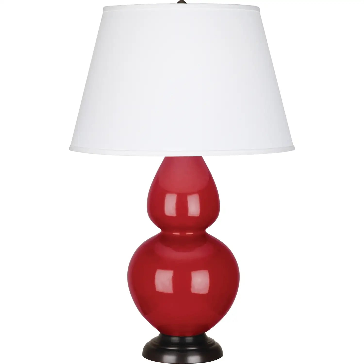 ROBERT ABBEY, DOUBLE GOURD TABLE LAMP, DESK LAMPS