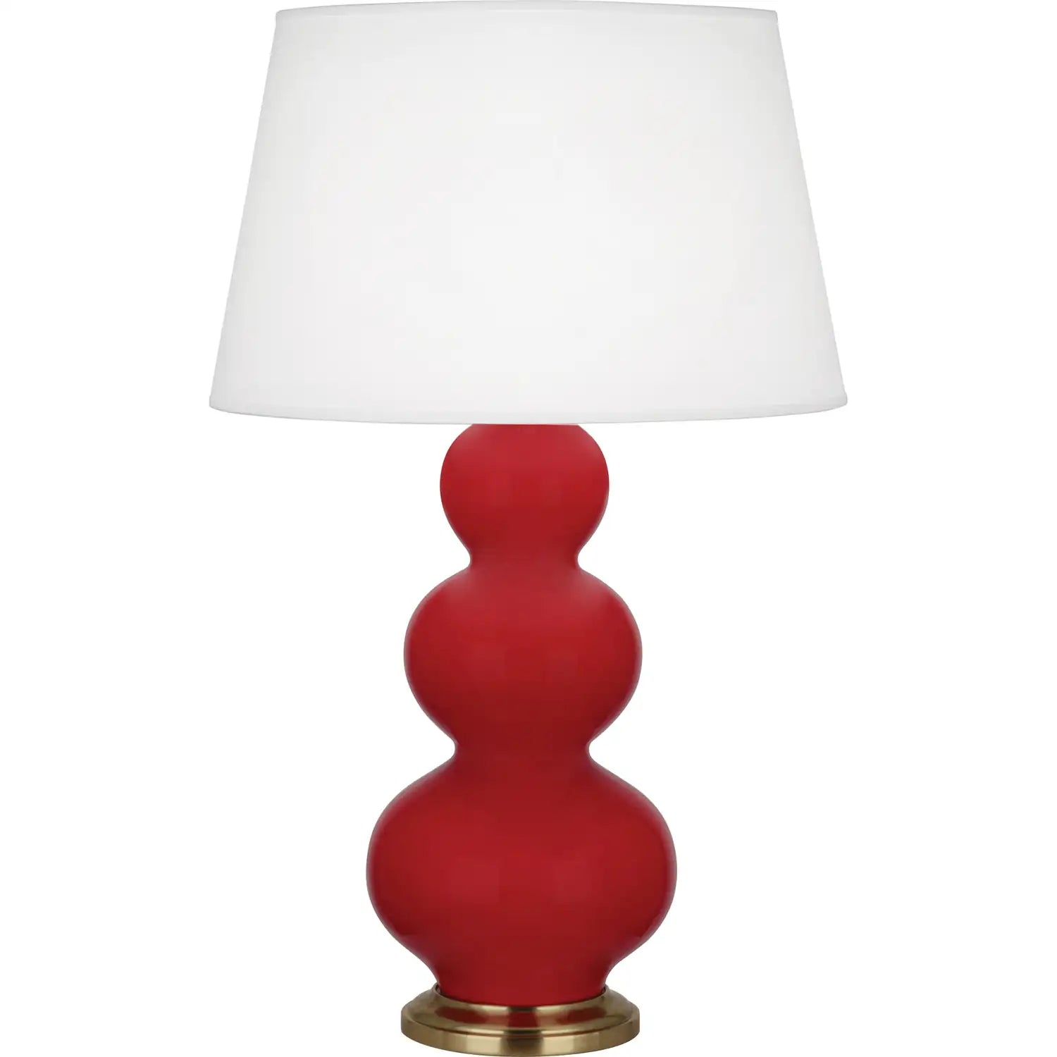 ROBERT ABBEY, TRIPLE GOURD TABLE LAMP, DESK LAMPS