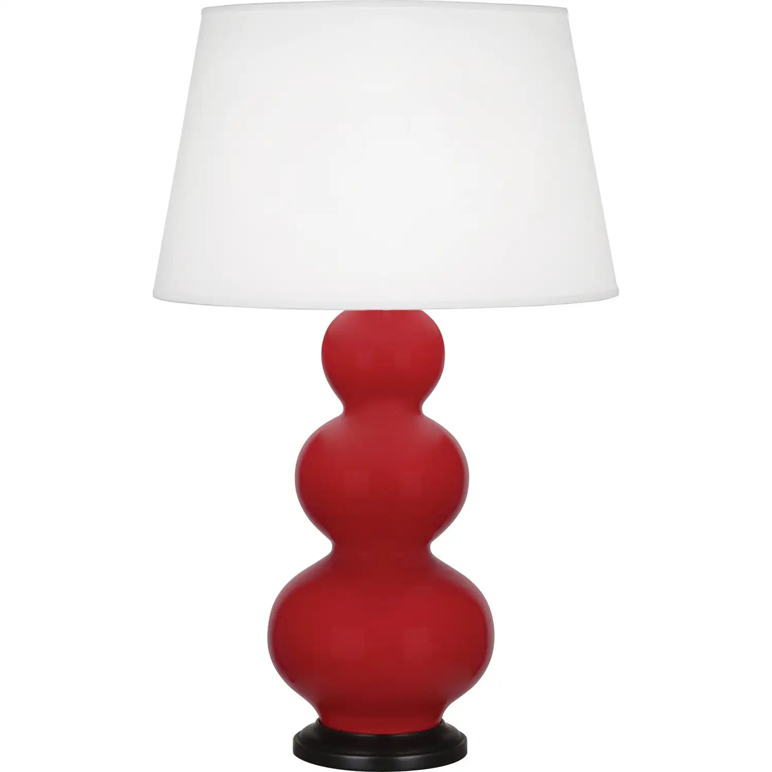 ROBERT ABBEY, TRIPLE GOURD TABLE LAMP, DESK LAMPS