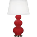 ROBERT ABBEY, TRIPLE GOURD TABLE LAMP, DESK LAMPS