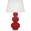 ROBERT ABBEY, TRIPLE GOURD TABLE LAMP, DESK LAMPS