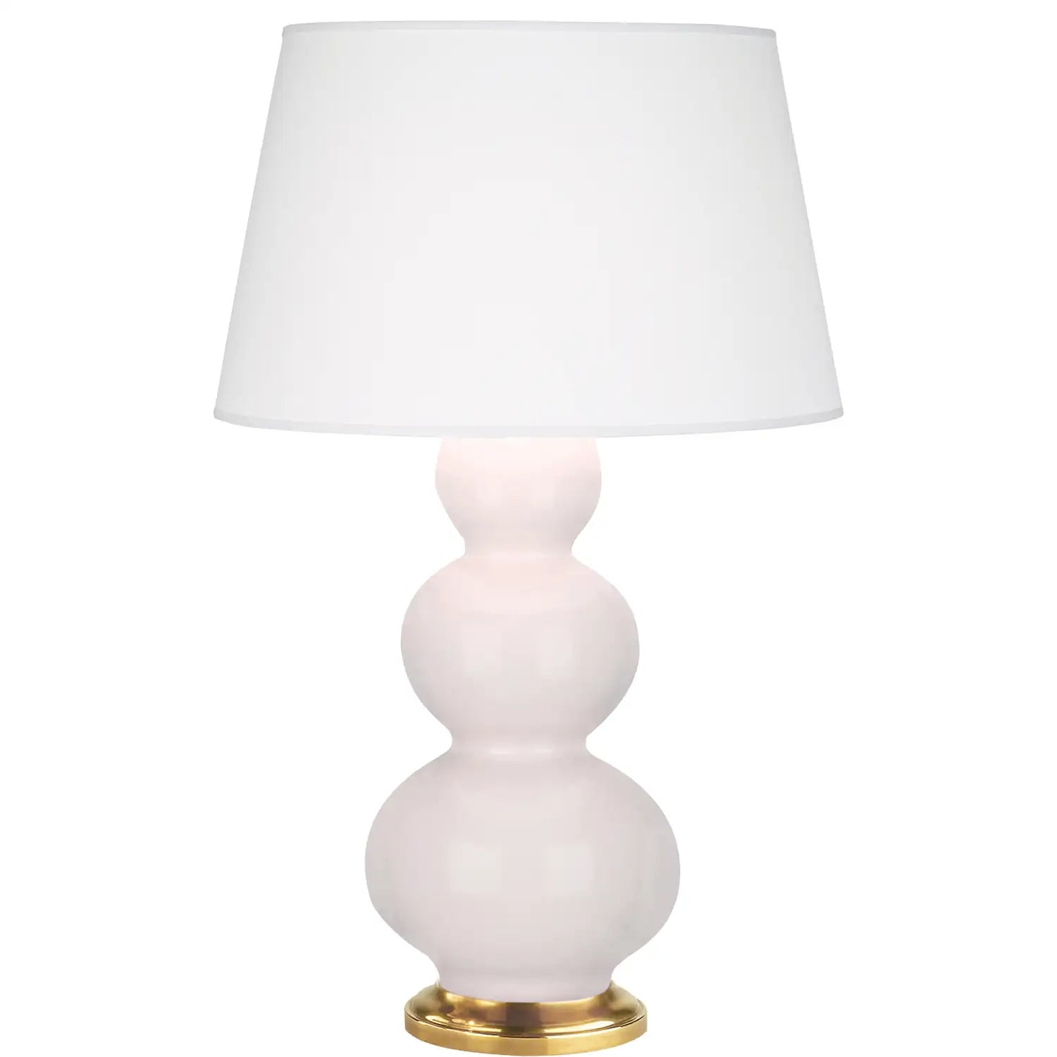 ROBERT ABBEY, TRIPLE GOURD TABLE LAMP, DESK LAMPS
