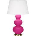 ROBERT ABBEY, TRIPLE GOURD TABLE LAMP, DESK LAMPS