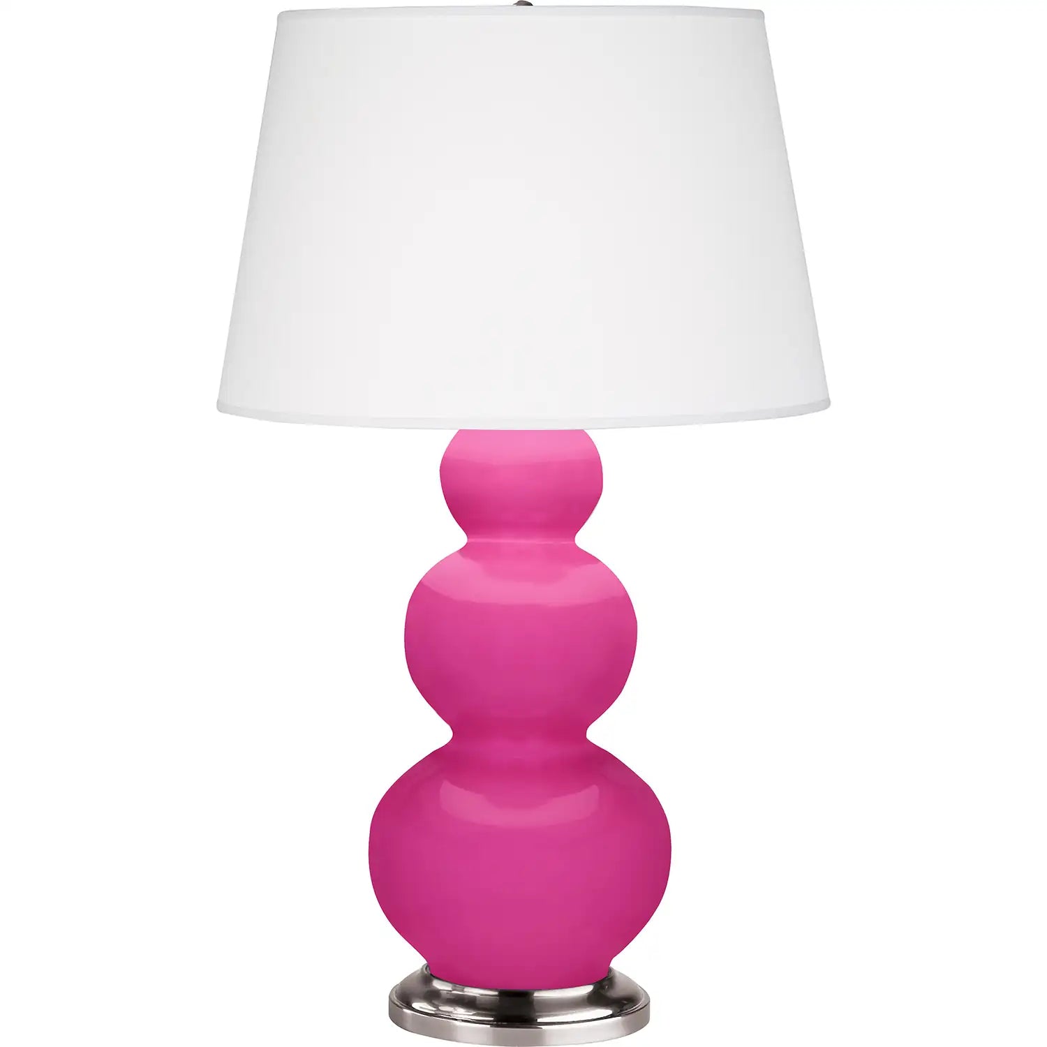 ROBERT ABBEY, TRIPLE GOURD TABLE LAMP, DESK LAMPS