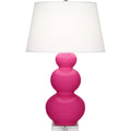 ROBERT ABBEY, TRIPLE GOURD TABLE LAMP, DESK LAMPS