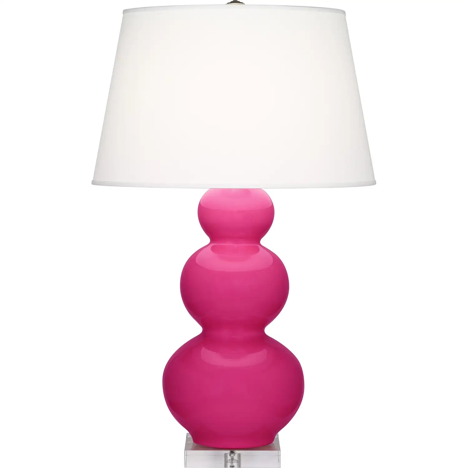 ROBERT ABBEY, TRIPLE GOURD TABLE LAMP, DESK LAMPS
