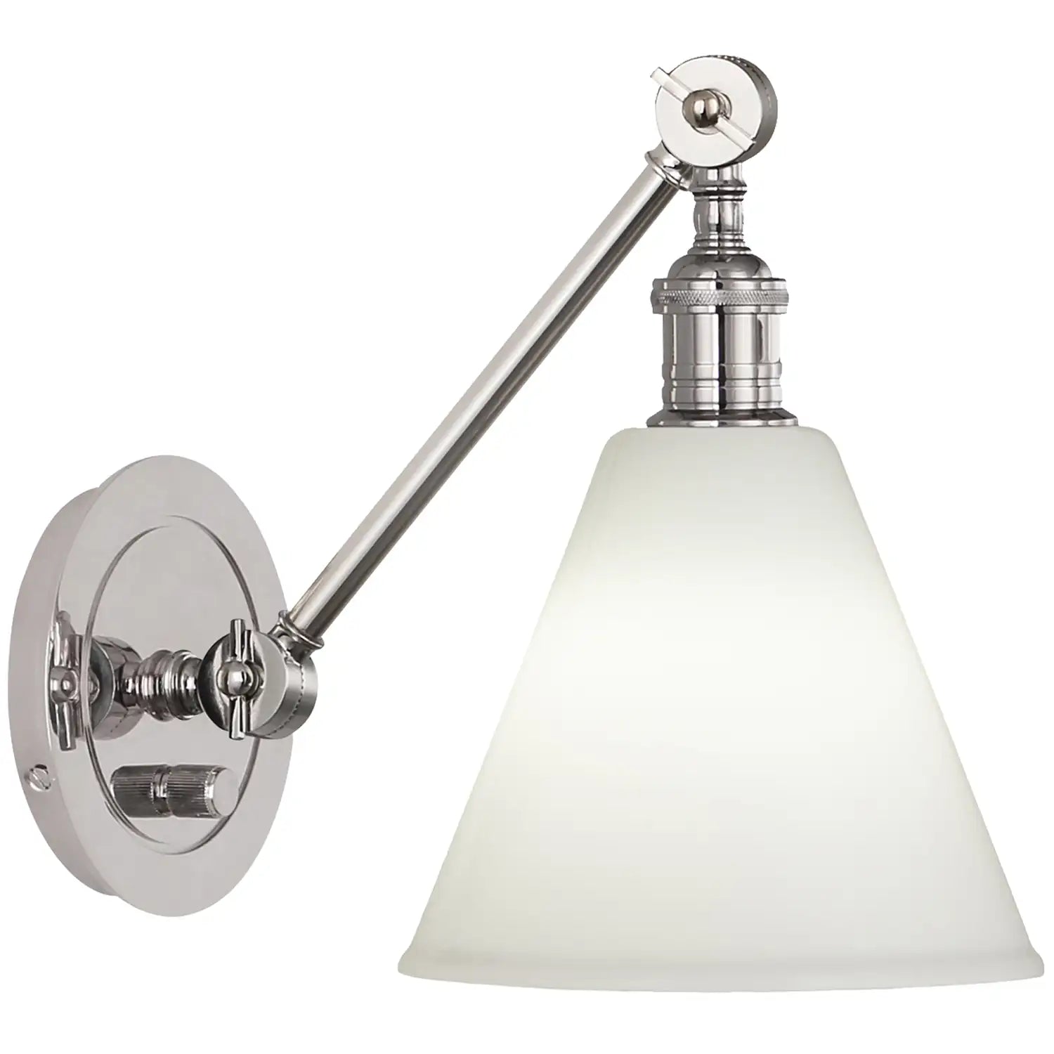 ROBERT ABBEY, ALLOY WALL SCONCE, WALL SCONCES