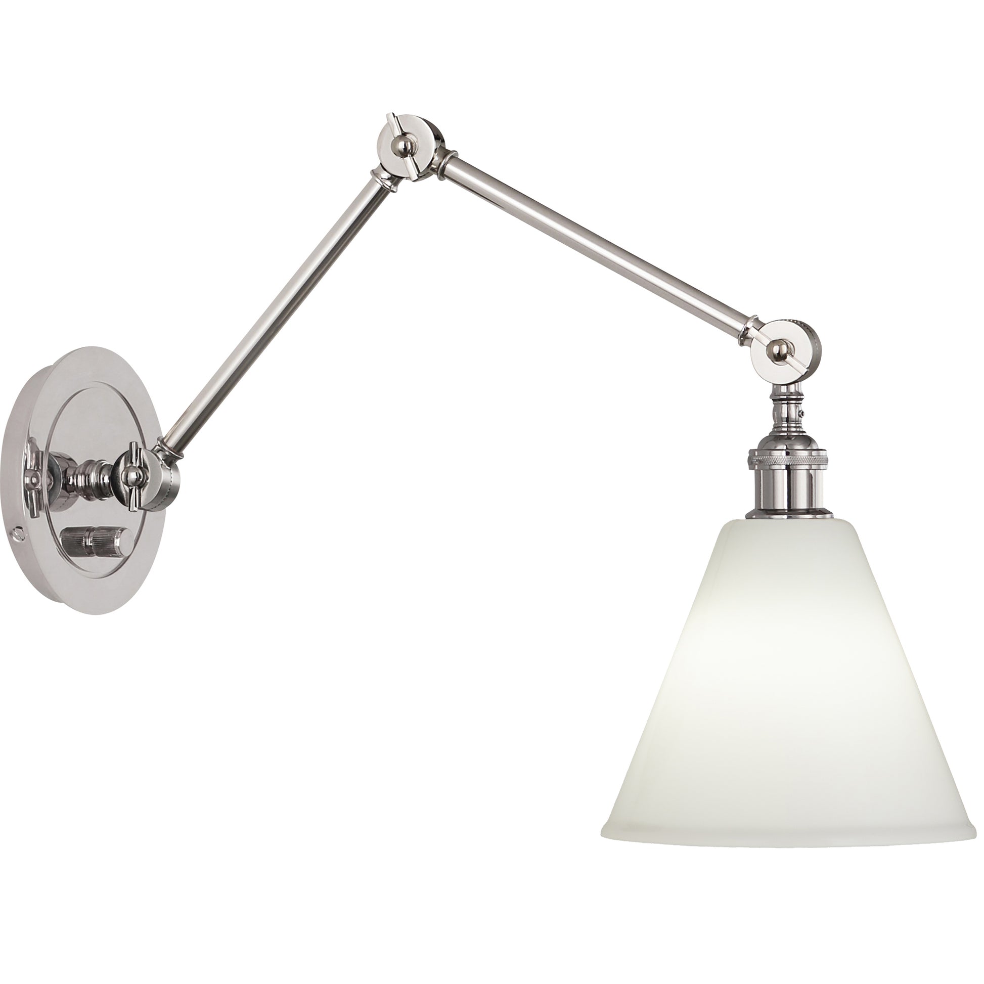 ROBERT ABBEY, ALLOY WALL SCONCE, WALL SCONCES