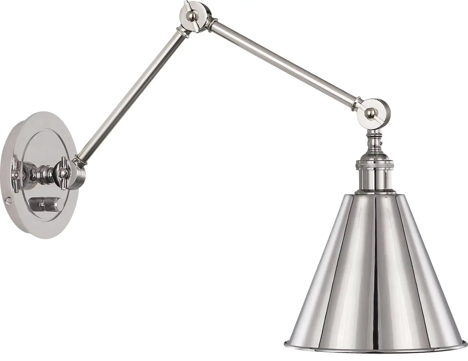 ROBERT ABBEY, ALLOY WALL SCONCE, WALL SCONCES