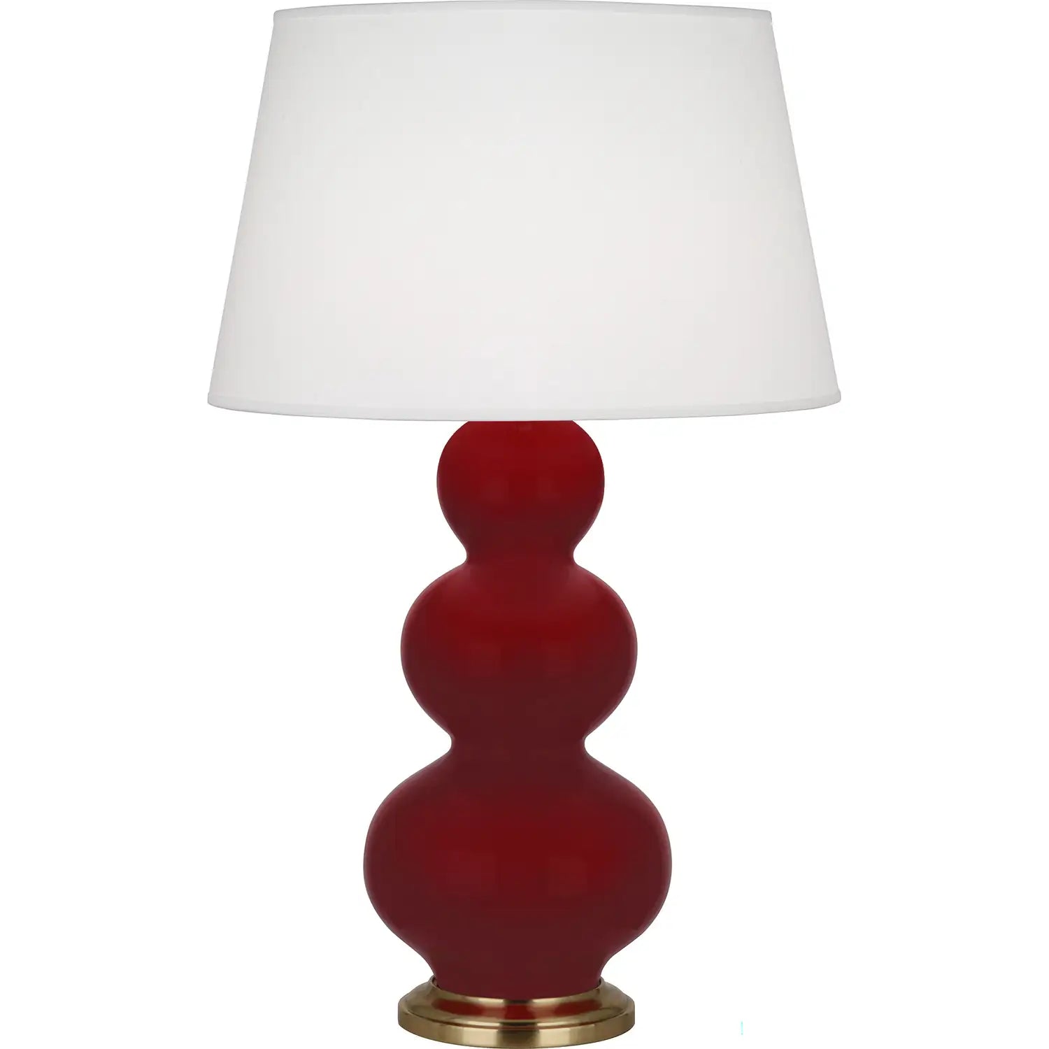 ROBERT ABBEY, TRIPLE GOURD TABLE LAMP, DESK LAMPS