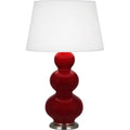 ROBERT ABBEY, TRIPLE GOURD TABLE LAMP, DESK LAMPS