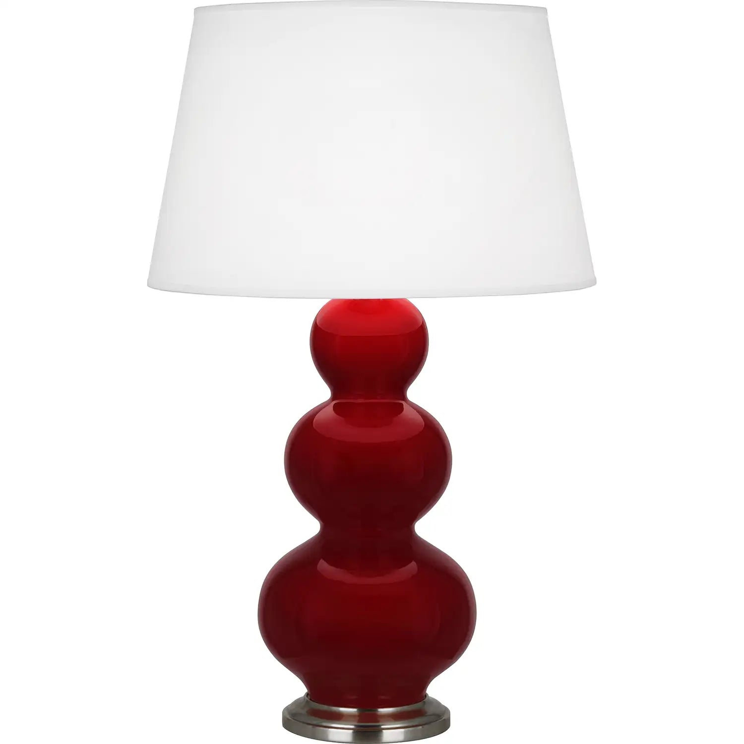 ROBERT ABBEY, TRIPLE GOURD TABLE LAMP, DESK LAMPS