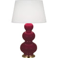ROBERT ABBEY, TRIPLE GOURD TABLE LAMP, DESK LAMPS