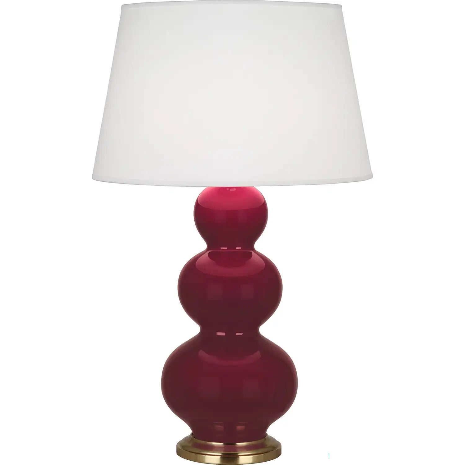 ROBERT ABBEY, TRIPLE GOURD TABLE LAMP, DESK LAMPS