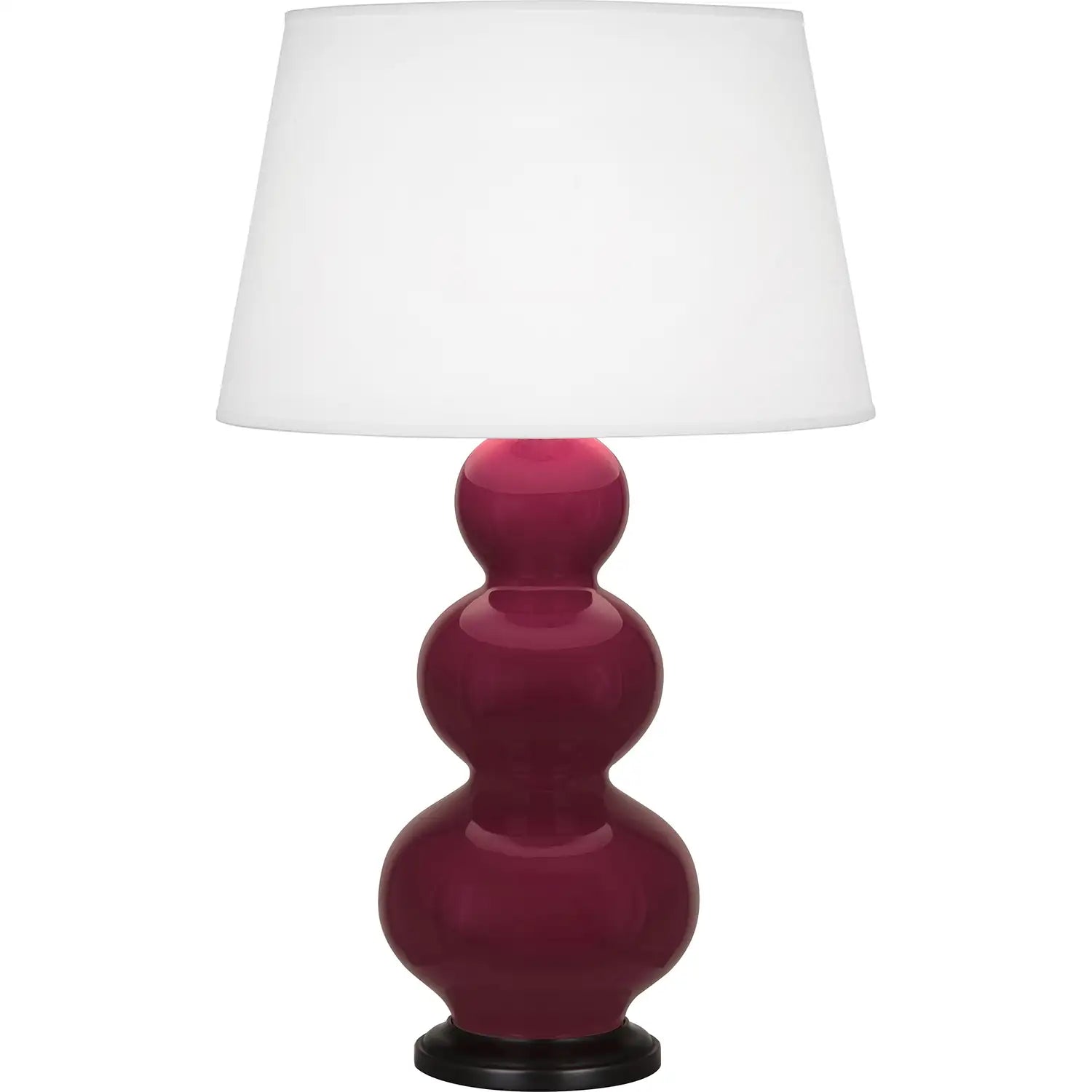 ROBERT ABBEY, TRIPLE GOURD TABLE LAMP, DESK LAMPS