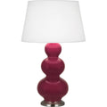 ROBERT ABBEY, TRIPLE GOURD TABLE LAMP, DESK LAMPS