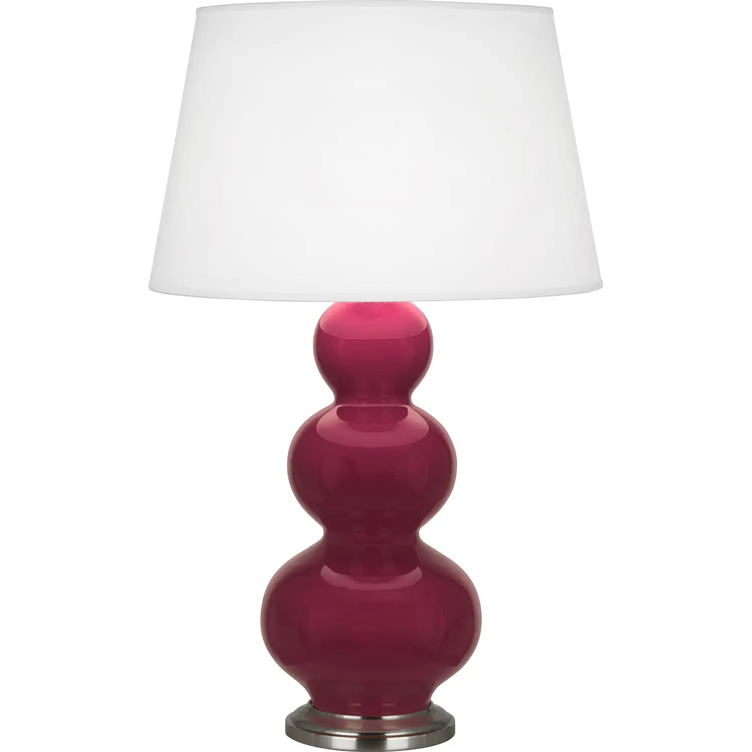 ROBERT ABBEY, TRIPLE GOURD TABLE LAMP, DESK LAMPS