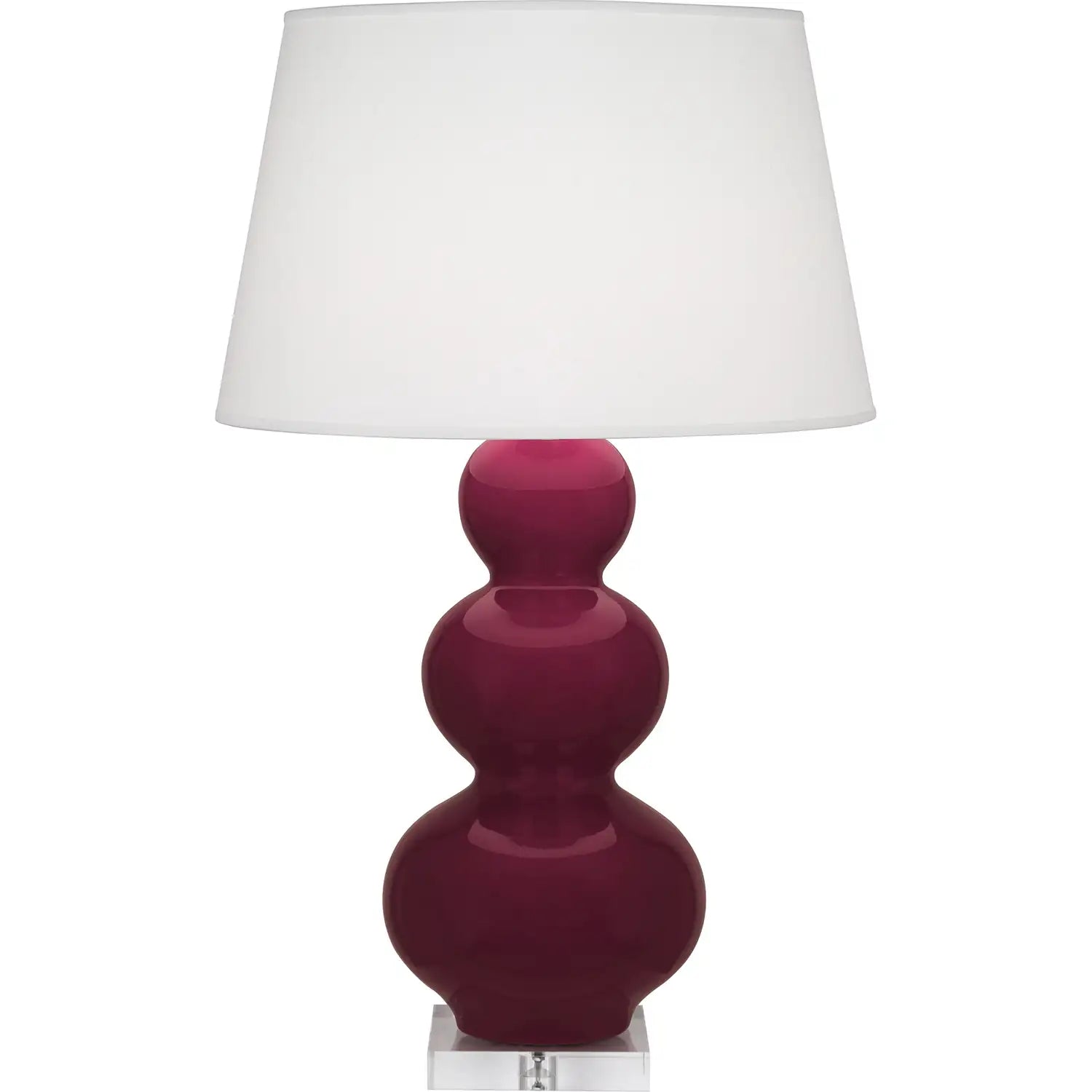 ROBERT ABBEY, TRIPLE GOURD TABLE LAMP, DESK LAMPS