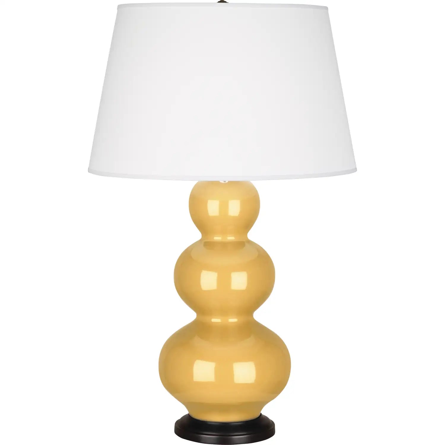 ROBERT ABBEY, TRIPLE GOURD TABLE LAMP, DESK LAMPS