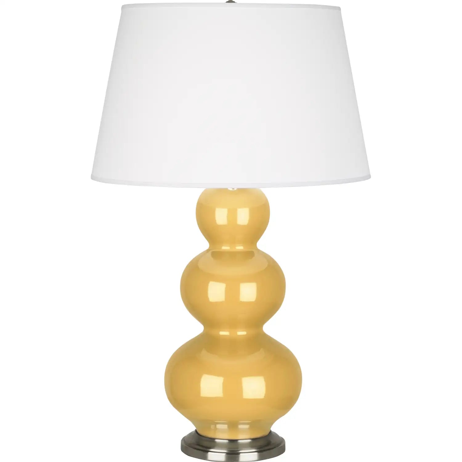 ROBERT ABBEY, TRIPLE GOURD TABLE LAMP, DESK LAMPS
