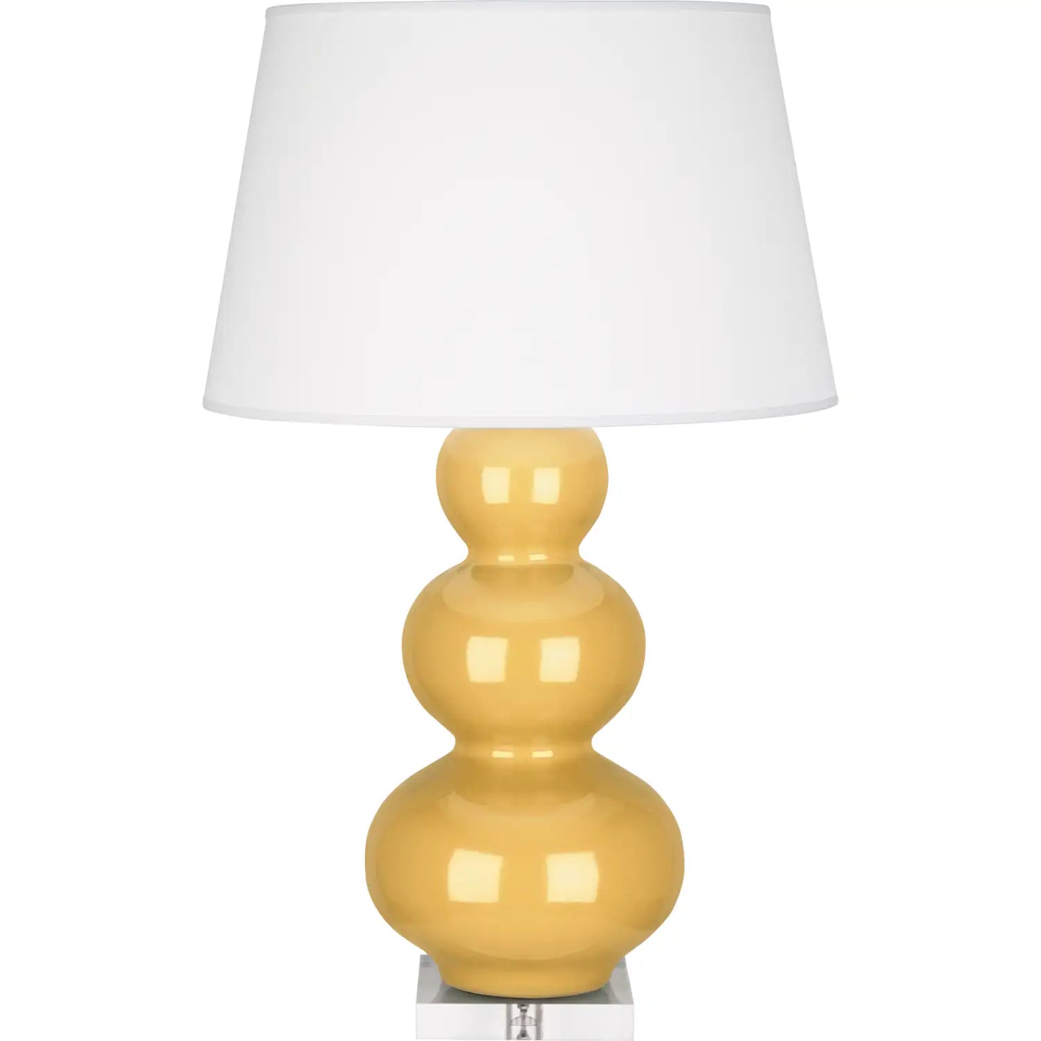 ROBERT ABBEY, TRIPLE GOURD TABLE LAMP, DESK LAMPS