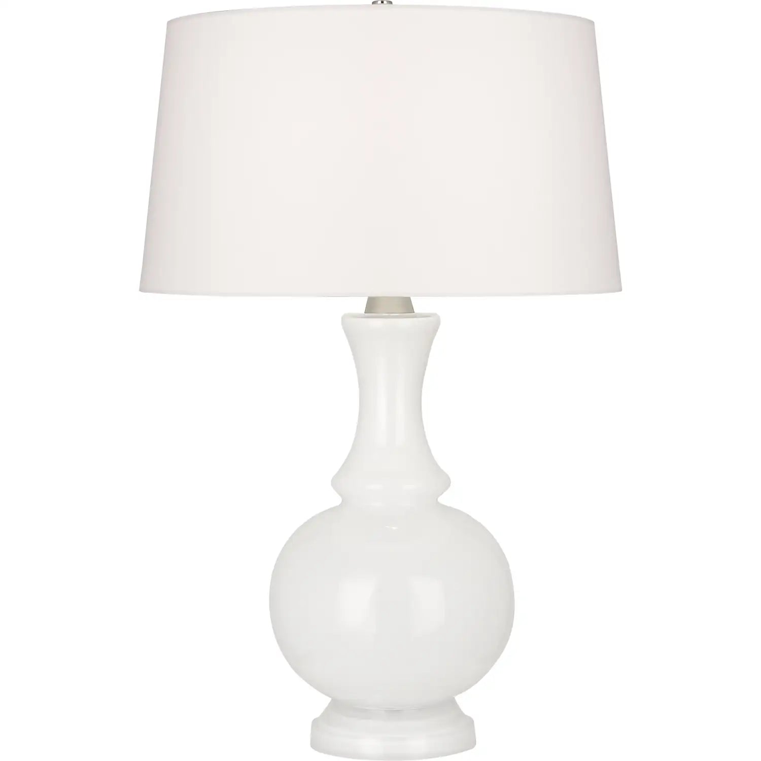 ROBERT ABBEY, GLASS HARRIET TABLE LAMP, DESK LAMPS