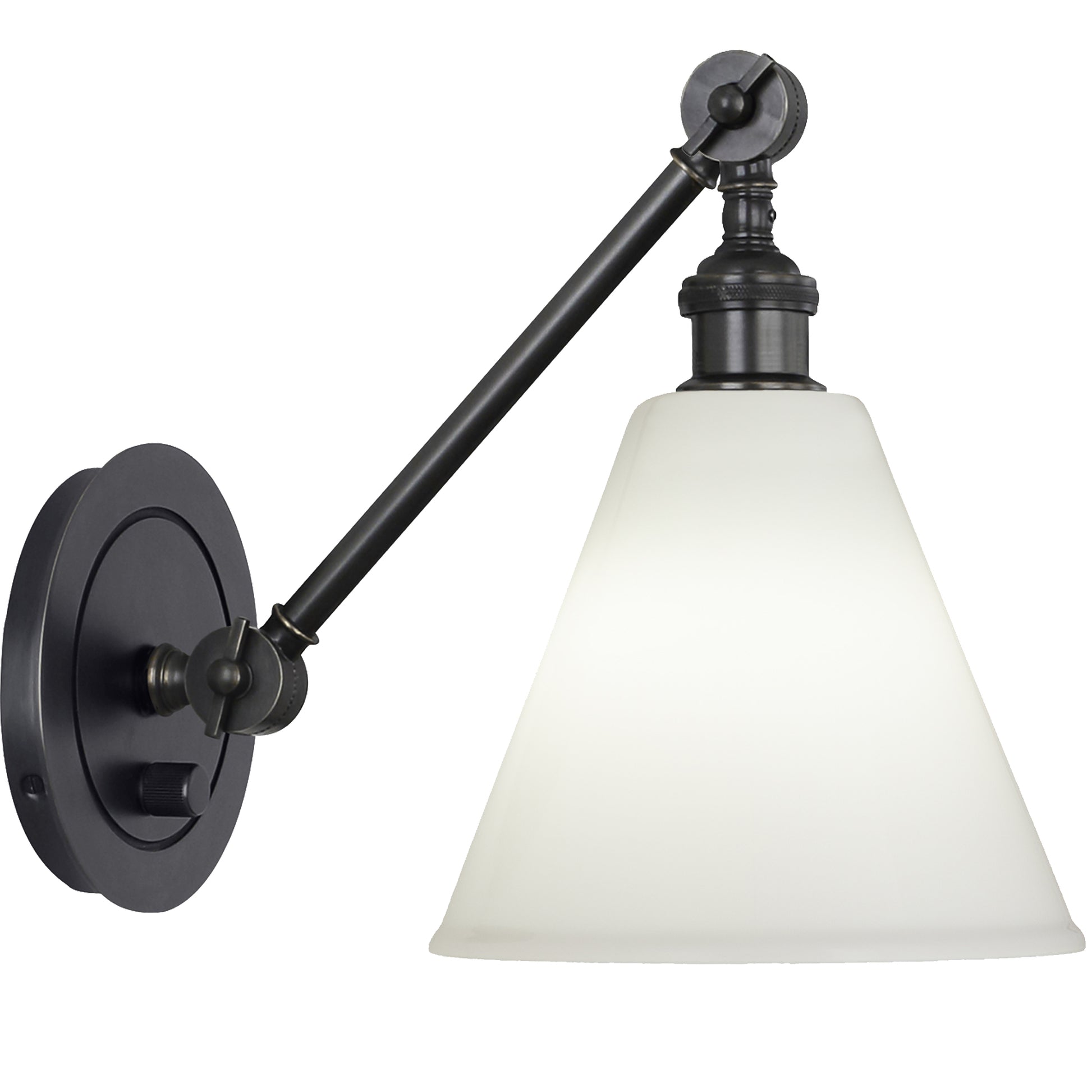 ROBERT ABBEY, ALLOY WALL SCONCE, WALL SCONCES