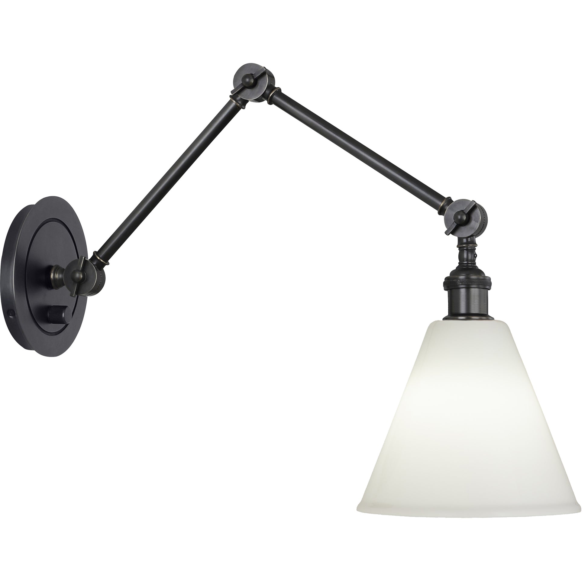 ROBERT ABBEY, ALLOY WALL SCONCE, WALL SCONCES