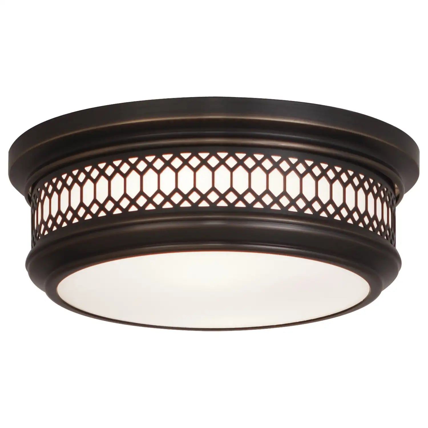 ROBERT ABBEY, WILLIAMSBURG TUCKER FLUSHMOUNT, FLUSH MOUNT CEILING LIGHTS
