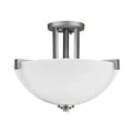 RUSSELL, IRIS SEMI-FLUSH, SEMI FLUSH MOUNT LIGHT