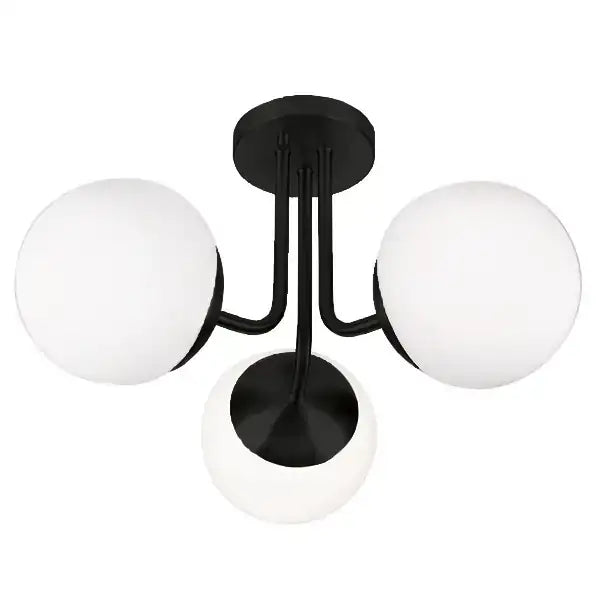 RUSSELL, ECLIPSE SEMI-FLUSH, SEMI FLUSH MOUNT LIGHT