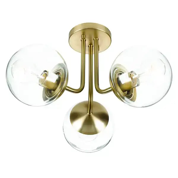 RUSSELL, ECLIPSE SEMI-FLUSH, SEMI FLUSH MOUNT LIGHT