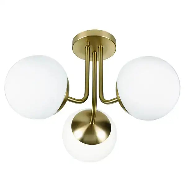 RUSSELL, ECLIPSE SEMI-FLUSH, SEMI FLUSH MOUNT LIGHT