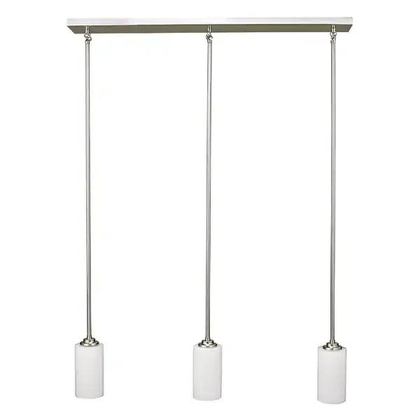 RUSSELL, IRIS 3 PENDANTS ON A LINEAR BAR, PENDANT LIGHT
