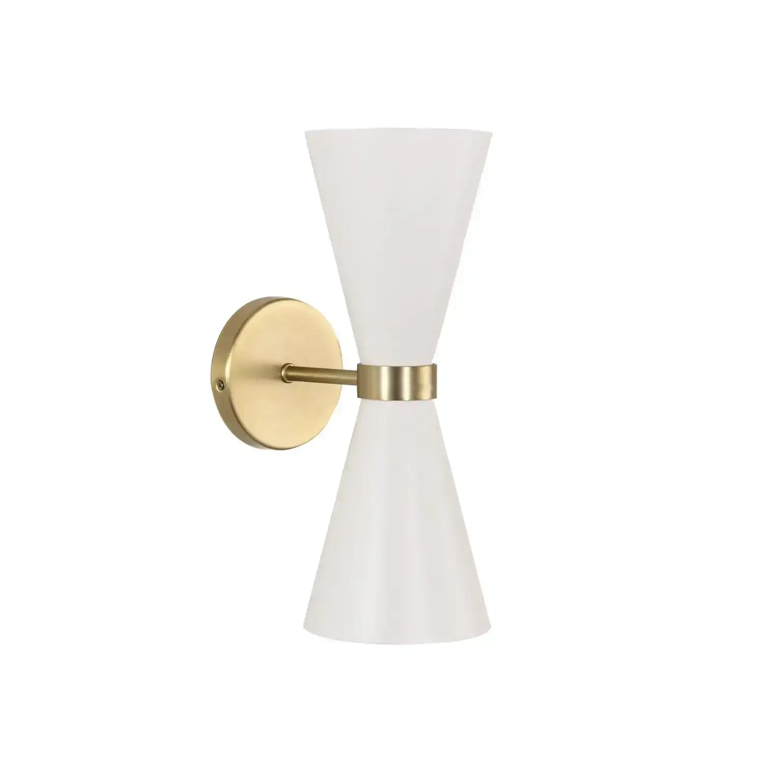 RUSSELL, KONIC DOUBLE WALL SCONCE, WALL SCONCES