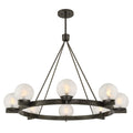 SAVOY HOUSE, DARIEN MEDITERRANEAN BRONZE CHANDELIER, CHANDELIER LIGHT