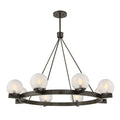 SAVOY HOUSE, DARIEN MEDITERRANEAN BRONZE CHANDELIER, CHANDELIER LIGHT