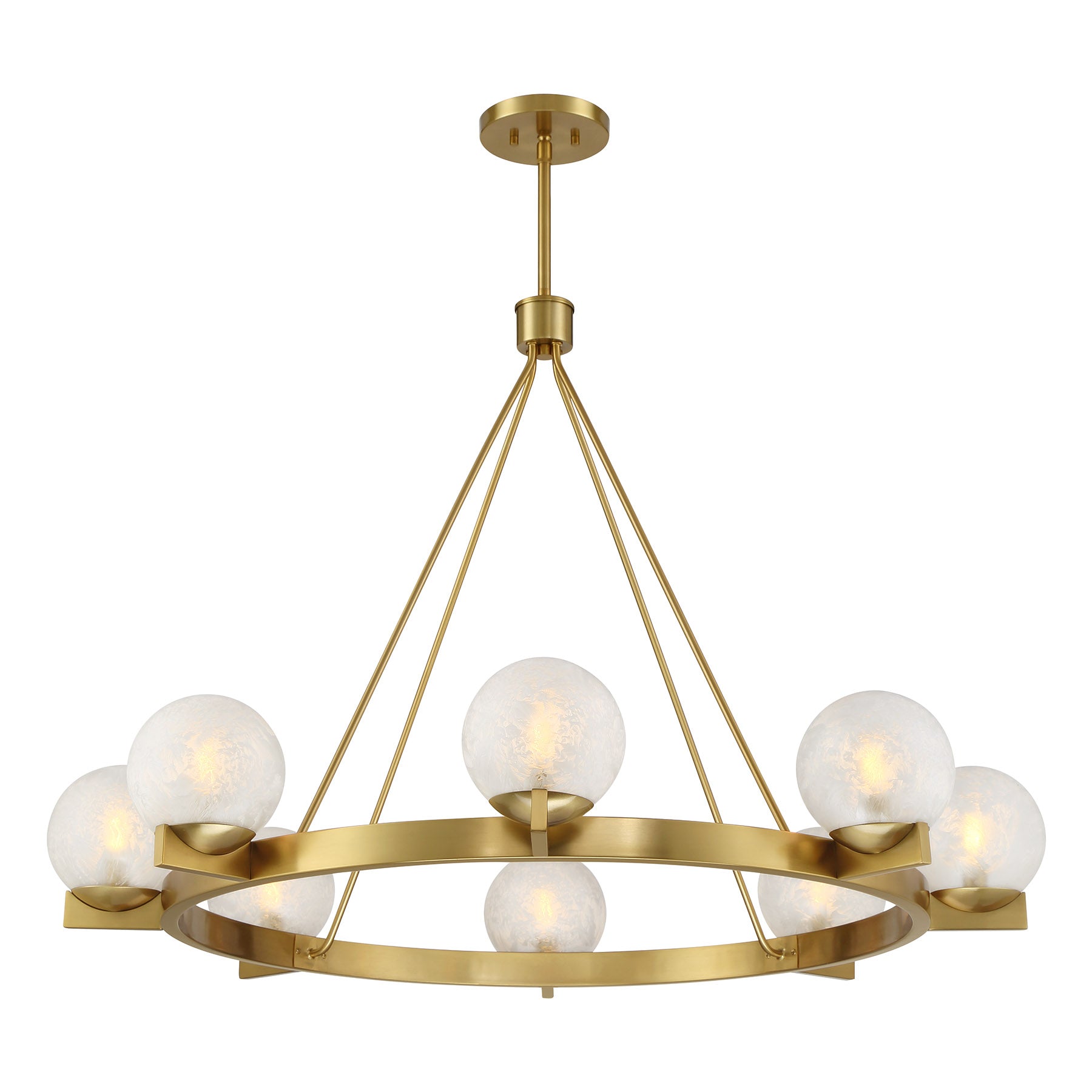 SAVOY HOUSE, DARIEN WARM BRASS CHANDELIER, CHANDELIER LIGHT