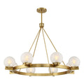 SAVOY HOUSE, DARIEN WARM BRASS CHANDELIER, CHANDELIER LIGHT