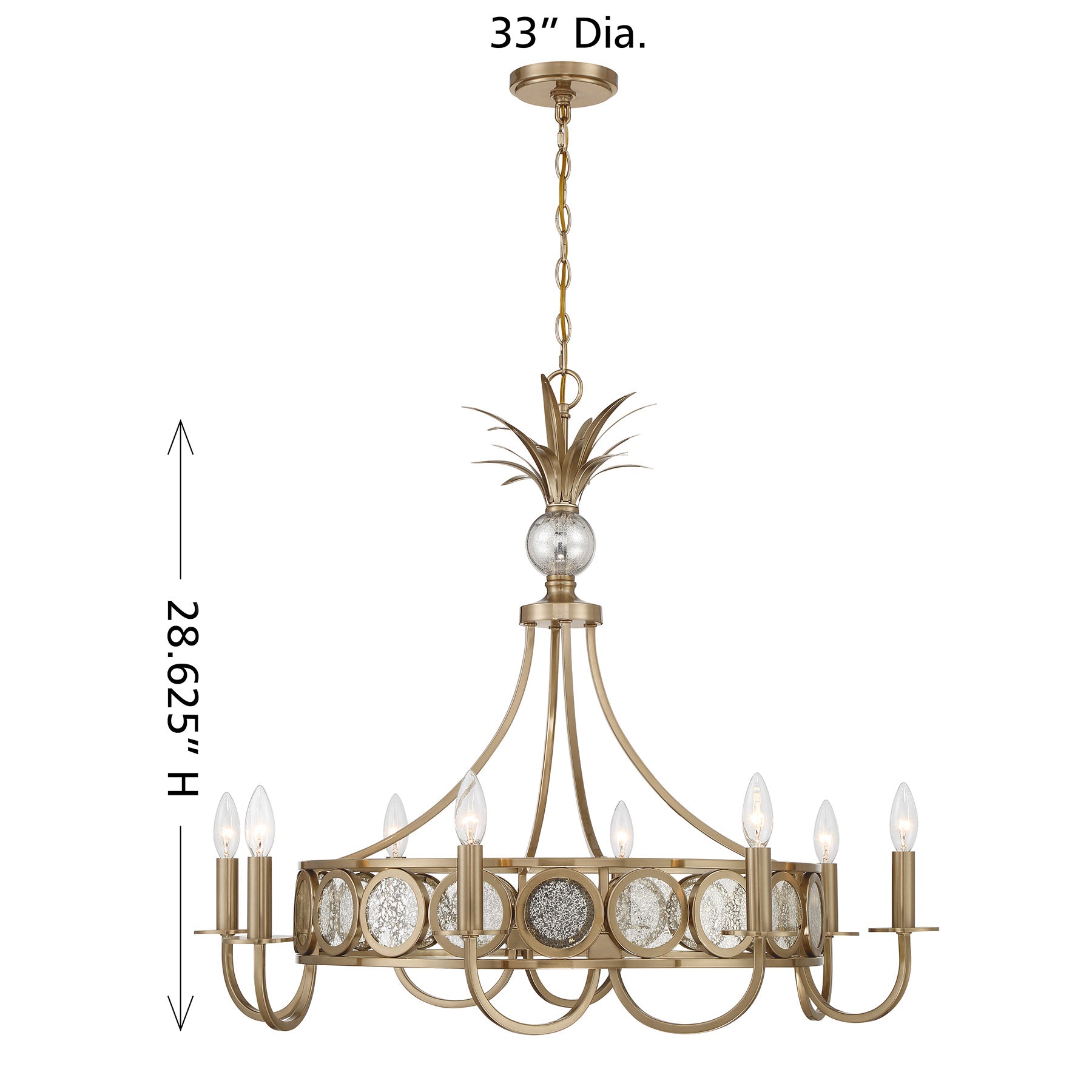 SAVOY HOUSE, HEARST CHANDELIER, CHANDELIER LIGHT