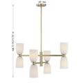 SAVOY ESSENTIALS, BALDWIN CHANDELIER, CHANDELIER LIGHT