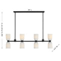SAVOY ESSENTIALS, BALDWIN LINEAR CHANDELIER, LINEAR LIGHT