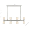 SAVOY ESSENTIALS, BALDWIN LINEAR CHANDELIER, LINEAR LIGHT