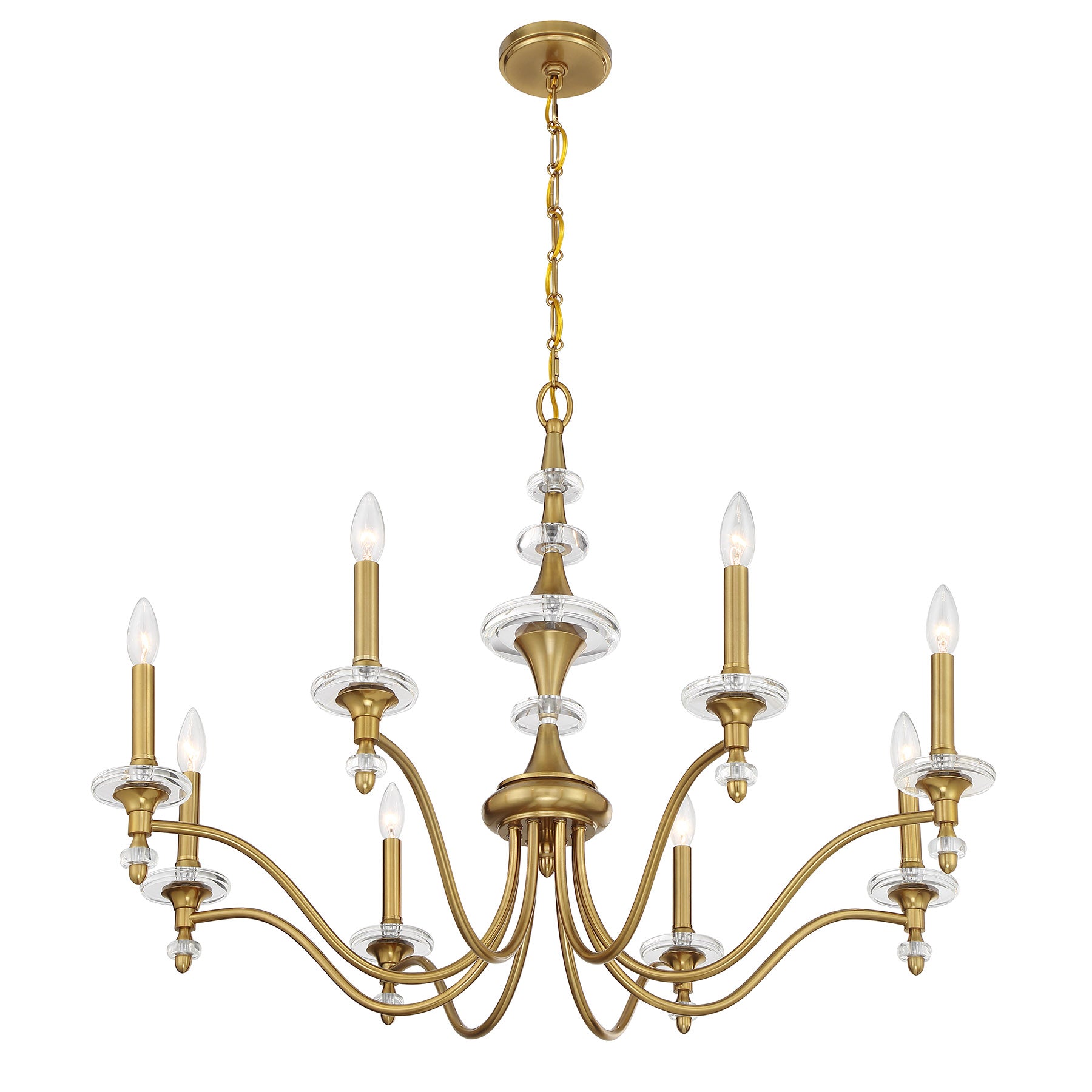 SAVOY HOUSE, CHAMPLAIN CHANDELIER, CHANDELIER LIGHT