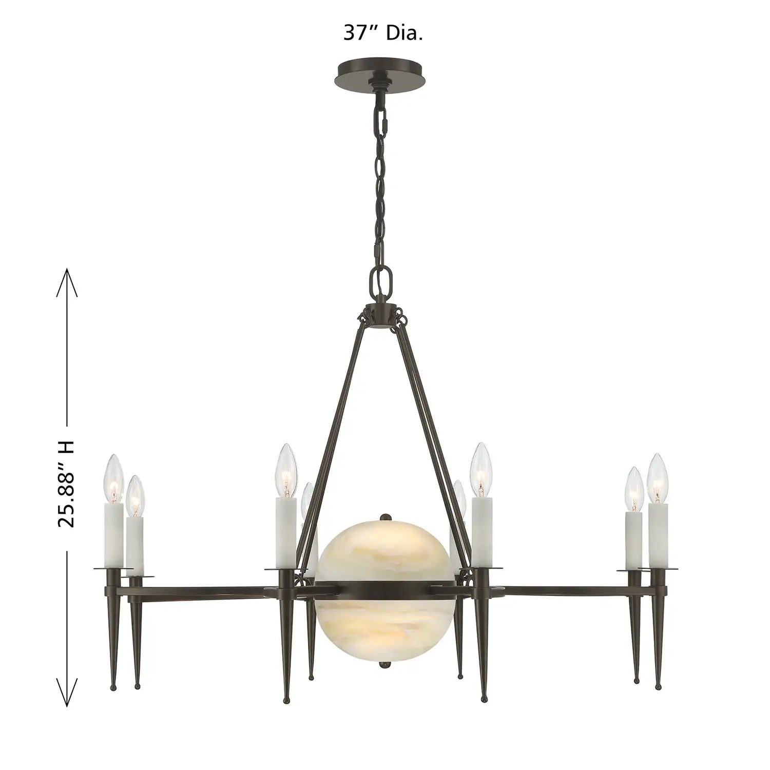 SAVOY HOUSE, SANGER CHANDELIER, CHANDELIER LIGHT